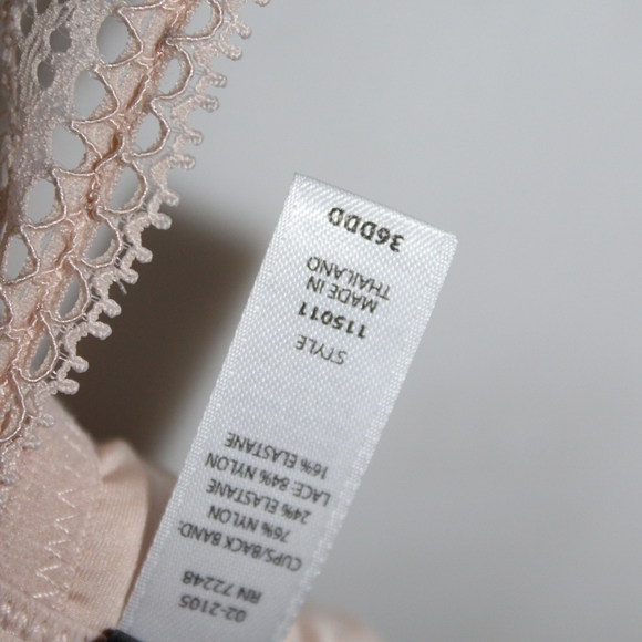 PARAMOUR SEAMLESS PLUNGE CONTOUR LACE BACK BRA - Picture 13 of 16